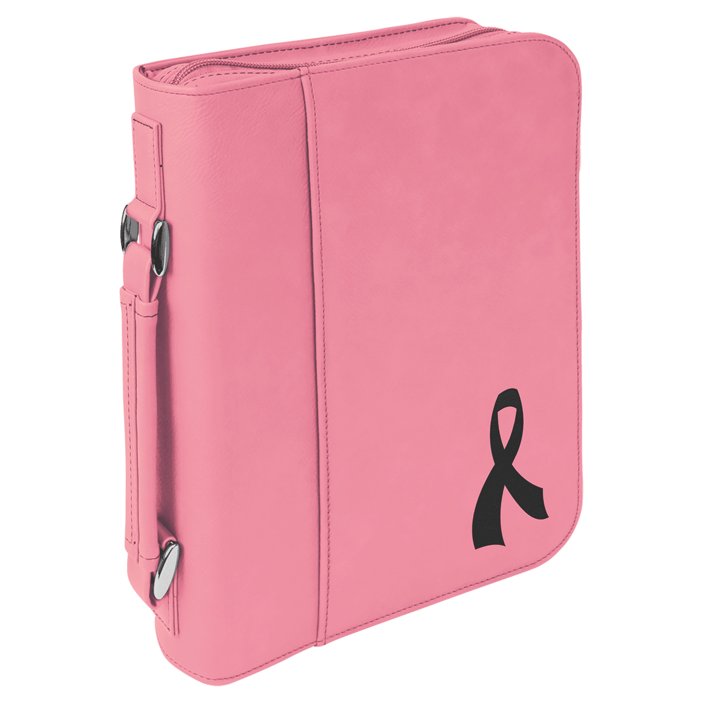 Leatherette Book/Bible Cover with Handle & Zipper