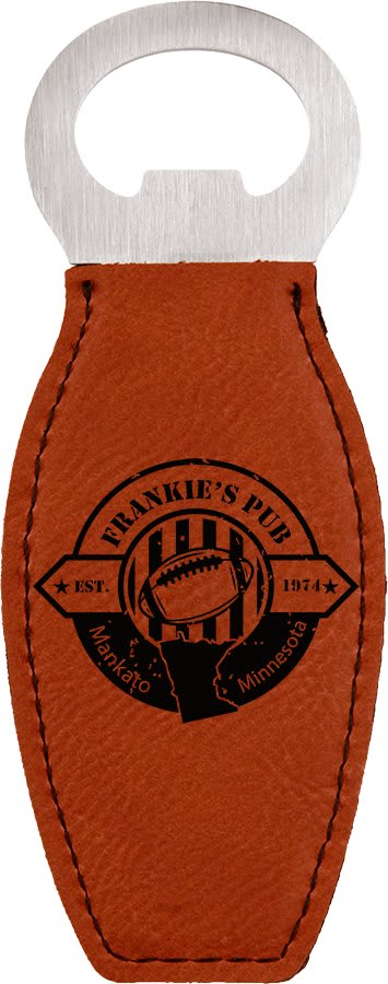 Laserable Leatherette Bottle Opener