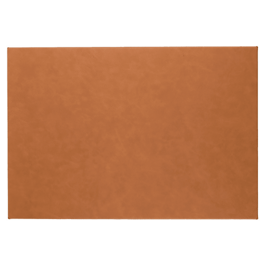 Rectangle Laserable Leatherette Wall Decor with Sawtooth Hanger