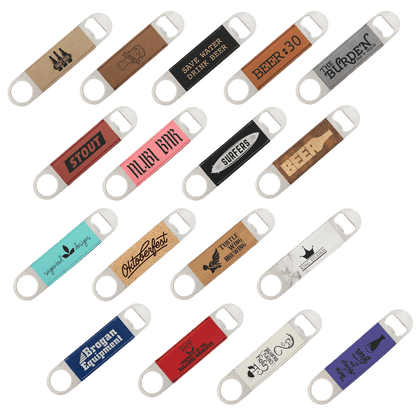 Laserable Leatherette Bottle Opener